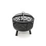 HEAT Firepit Alna with Spark Screen and grill grid