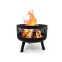 HEAT Firepit Alna with Spark Screen and grill grid