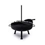 Barebones Cowboy Fire Pit Grill System Small