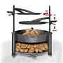 CookKing Multi-functional Firebowl Montana X with Grill Grid 60 cm