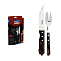 Tramontina 4 pcs Cutlery set Jumbo Polywood