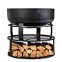 CookKing Firebowl Base with Wood Storage 62 cm