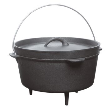 Ash Bucket with Handle and Lid - Oval, Anthracite 15 Litres