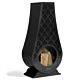 CookKing garden fireplace Ankara product photo with wood
