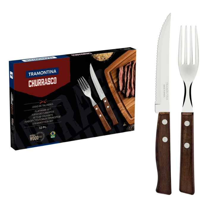 Tramontina 12 pcs Cutlery set Polywood