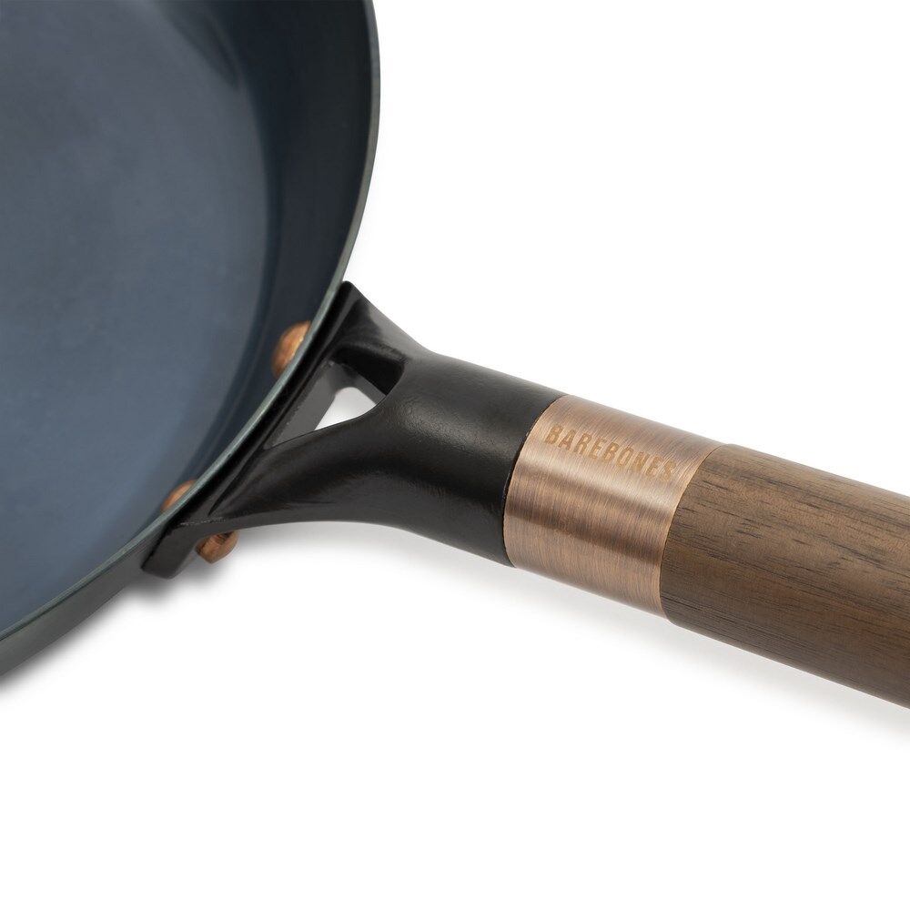 Barebones Blue Carbon Steel Skillet 9"