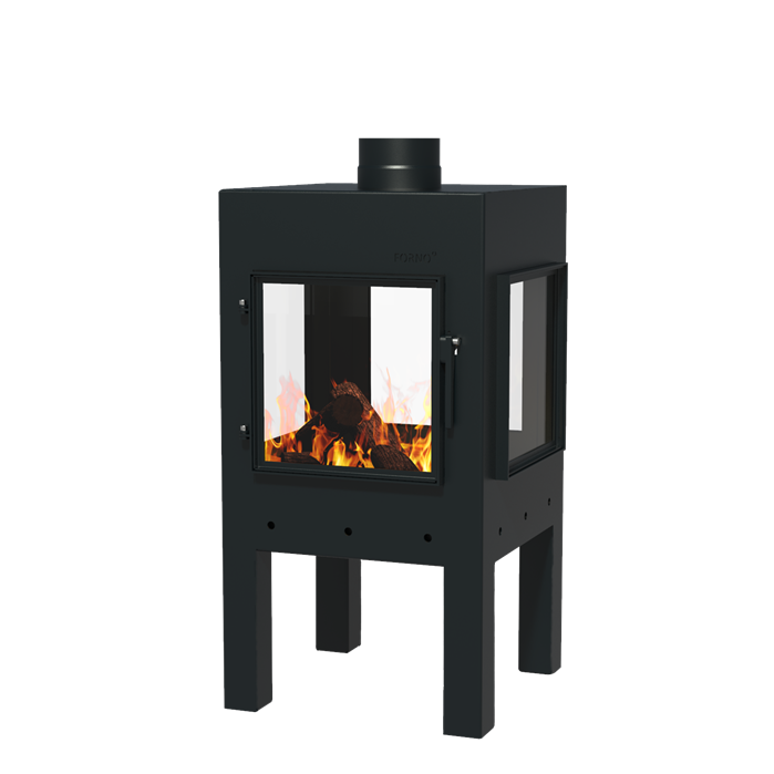 FORNO Fireplace Digna XL Black