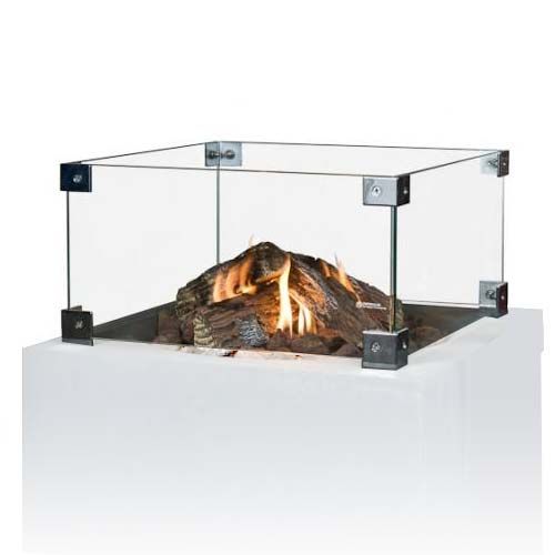 Cosi Fires Glass set Square M