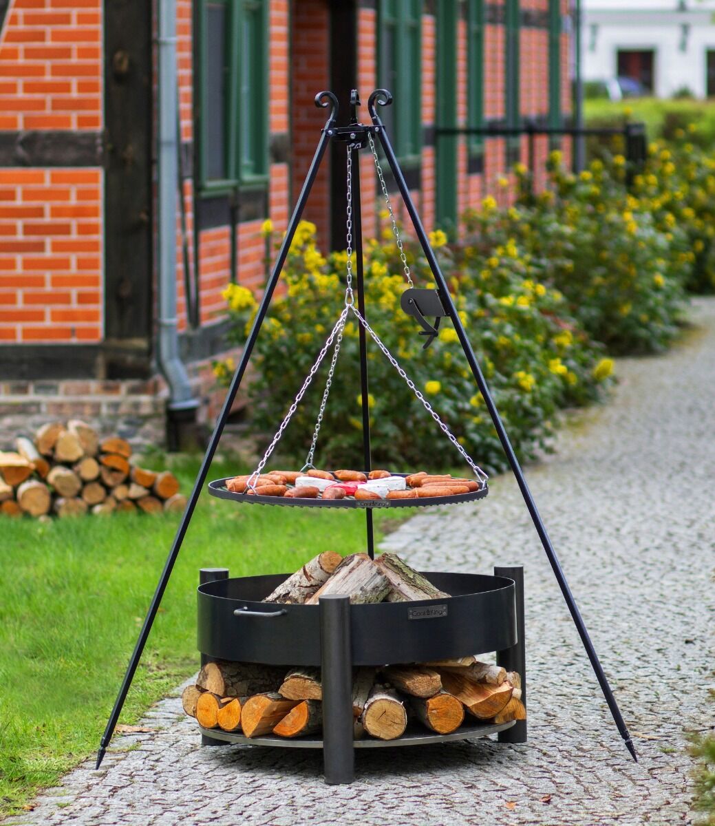 CookKing Tripod 180 cm with Grill Grid + Pulley