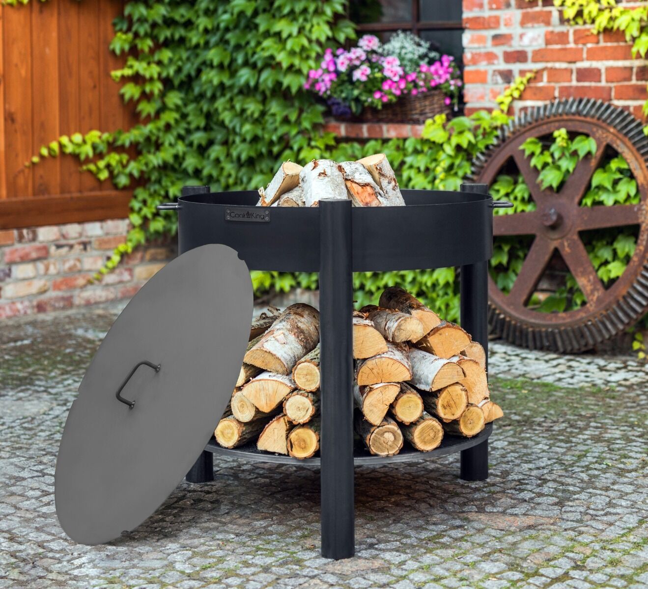 CookKing Fire bowl Montana High Ø70 cm + Deksel 