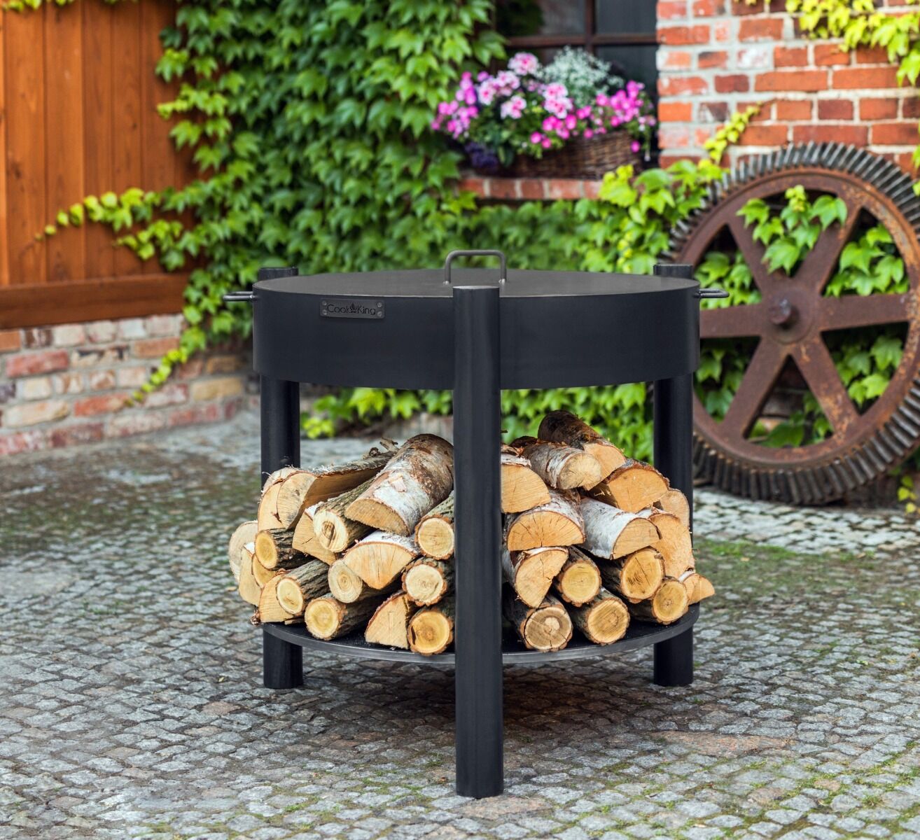 CookKing Fire bowl Montana High Ø70 cm + Deksel 