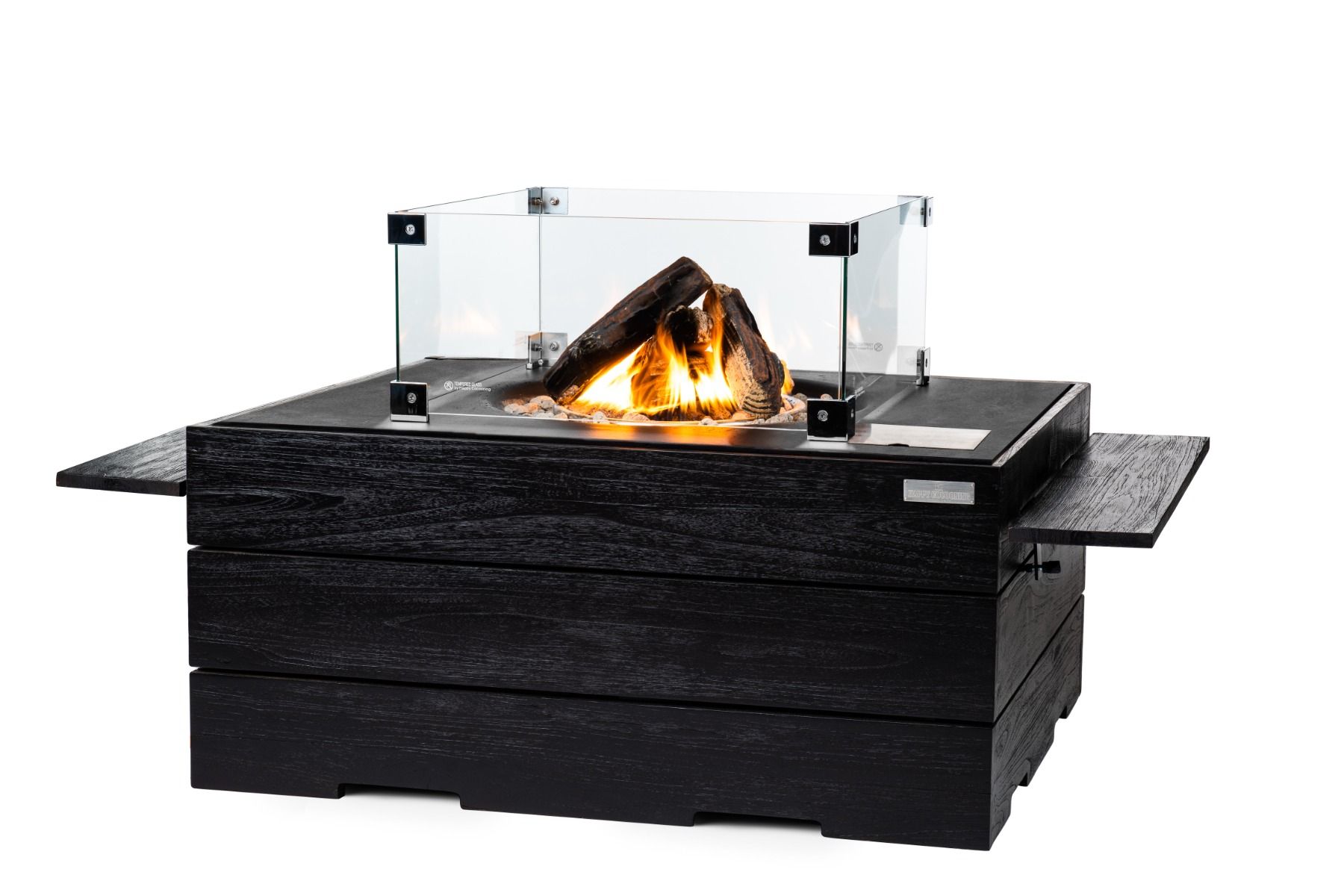 Happy Cocooning Firetable Teak Black