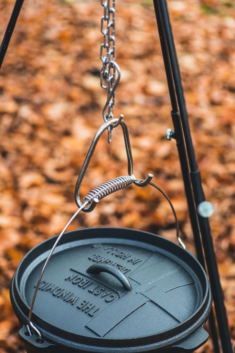 The Windmill stainless steel Dutch Oven hook