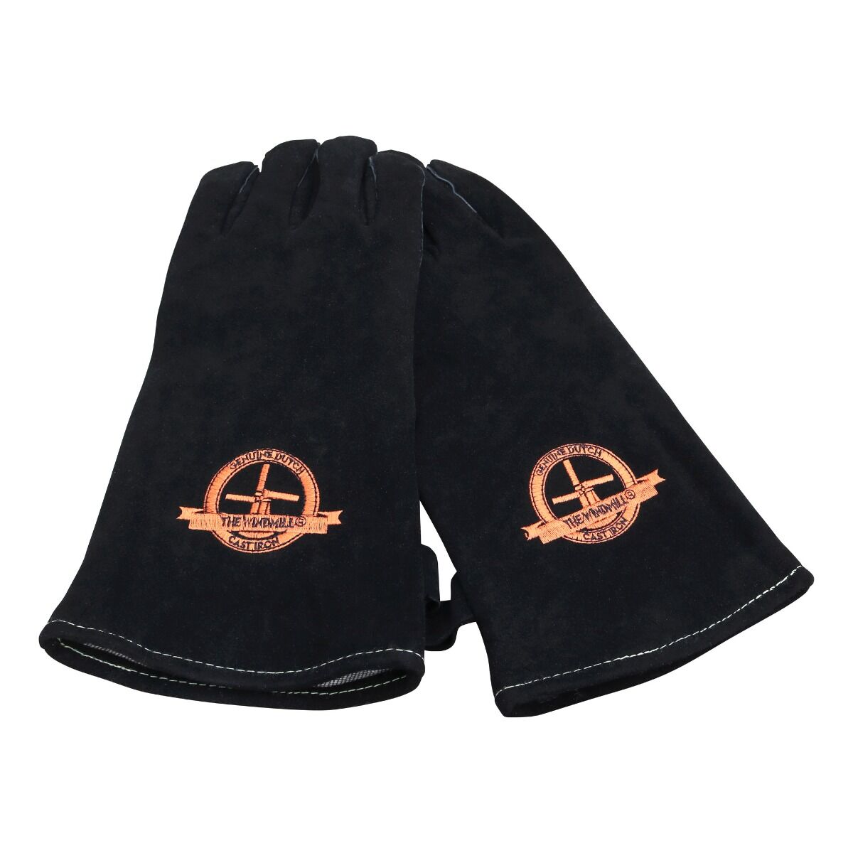 The Windmill Set of 2 Leather BBQ Gloves