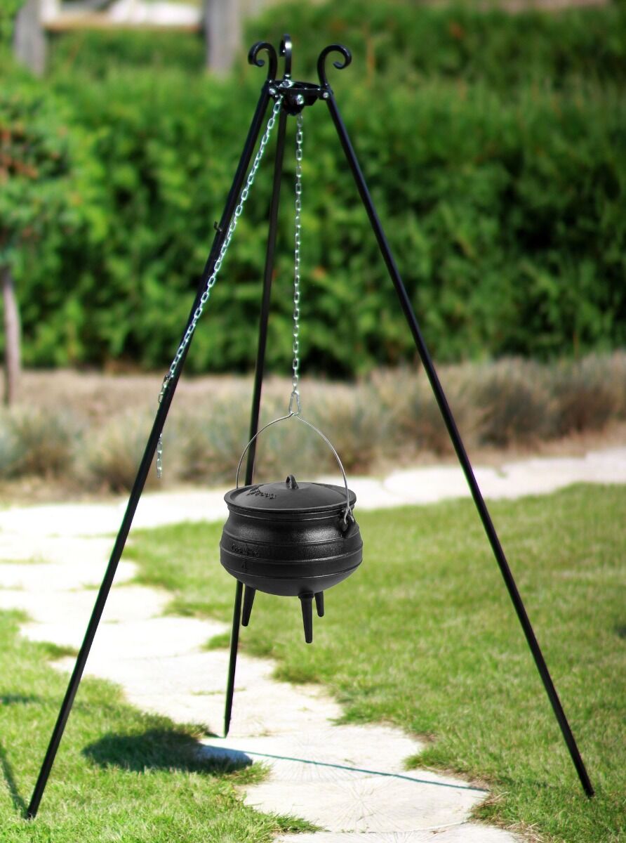 CookKing Tripod 180 cm with African Cooking Pot 6 L